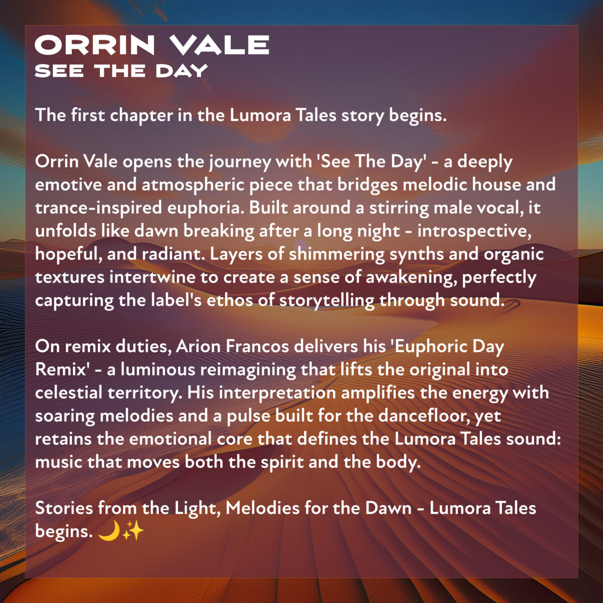 Orrin Vale - See The Day