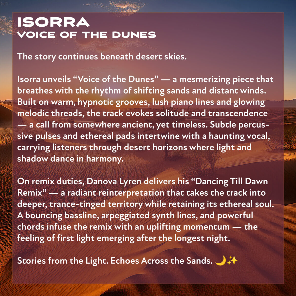 Isorra - Voice of the Dunes