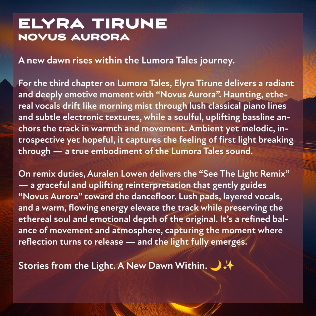 Elyra Tirune - Novus Aurora